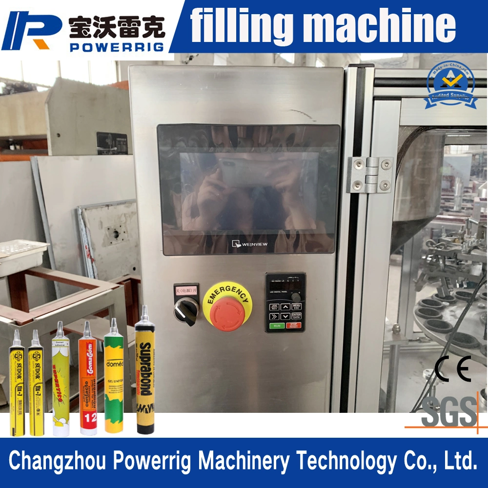 High Efficiency Automatic Aluminum Tube Filling Sealing Machine for SGS and Ce Certification