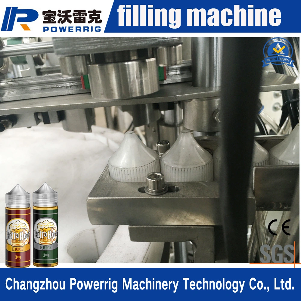 Touch Screen Control E-Juice Plastic Bottle Filling Capping Machine with SGS and Ce Certification