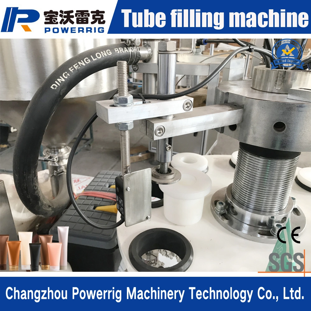 Semi Automatic Plastic Soft Tube Filling Sealing Machine with Date Coding