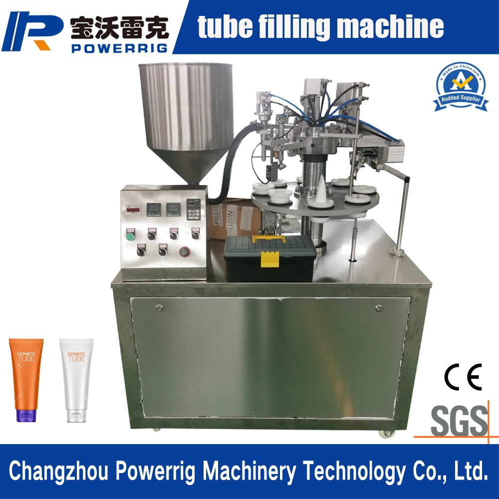 Automatic Plastic Laminated Toothpaste Soft Tube Filler Filling Sealing Machine