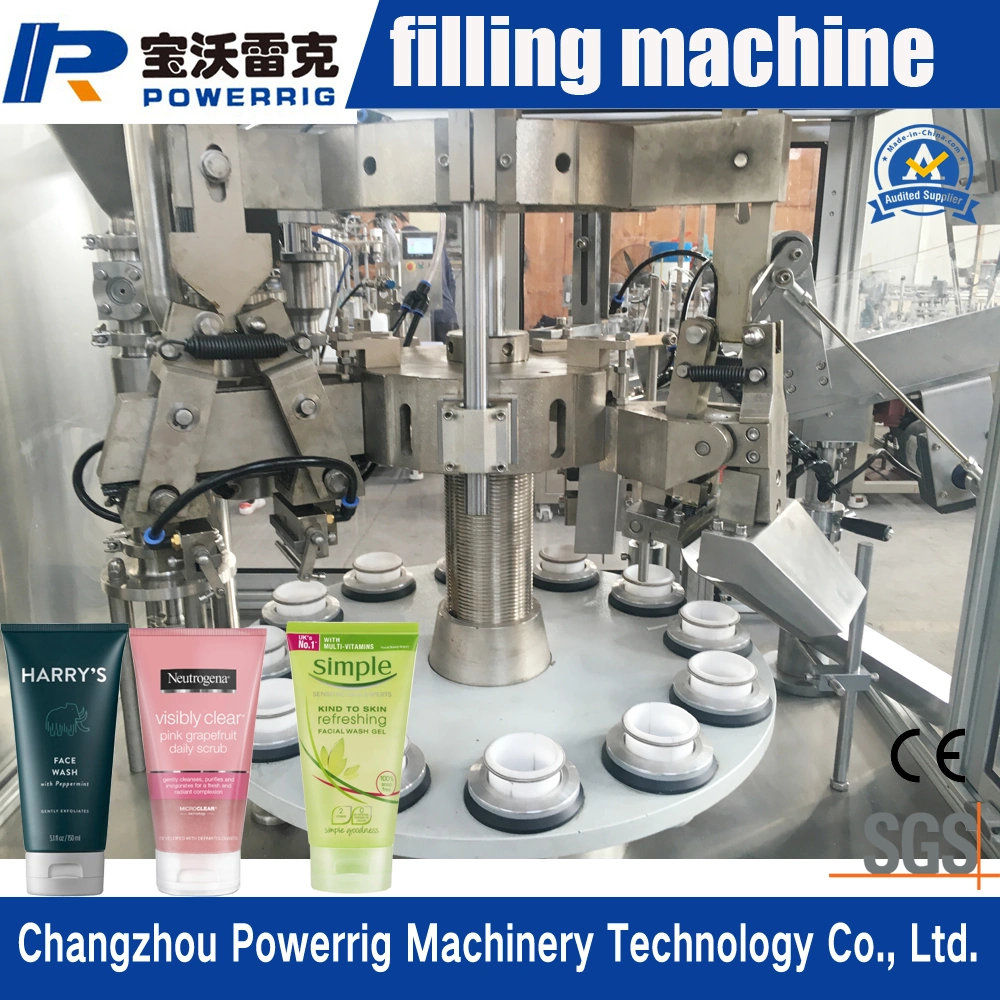 Automatic Plastic Test Tube Filling Sealing Machine for Cosmetic Cream