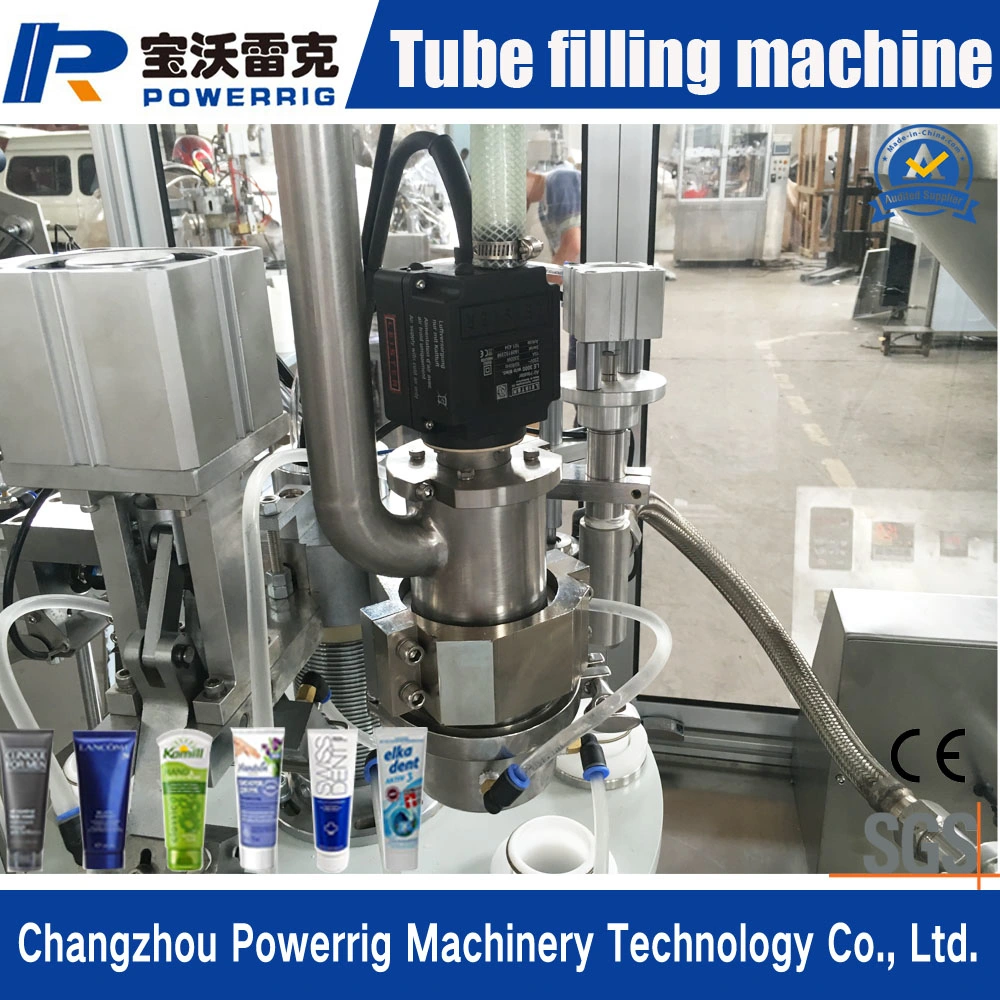 Semi Automatic Soft Tube Filling Sealing Machine for Cream Paste and Ointment