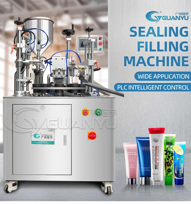 Plastic Aluminum Tube Filling Sealing Machine Packaging for Cosmetic Ointment Filling Machine