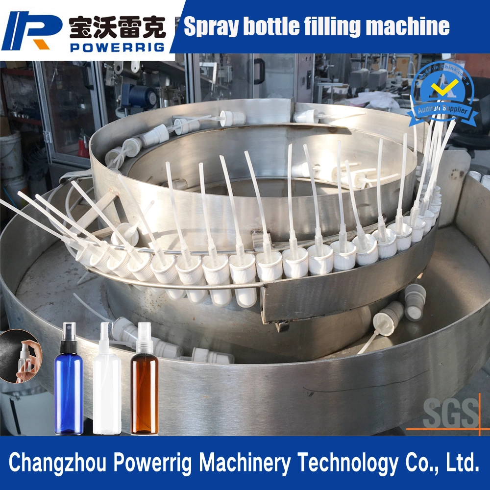 Automatic Spray Bottle Filling and Capping Machine for Disinfectant