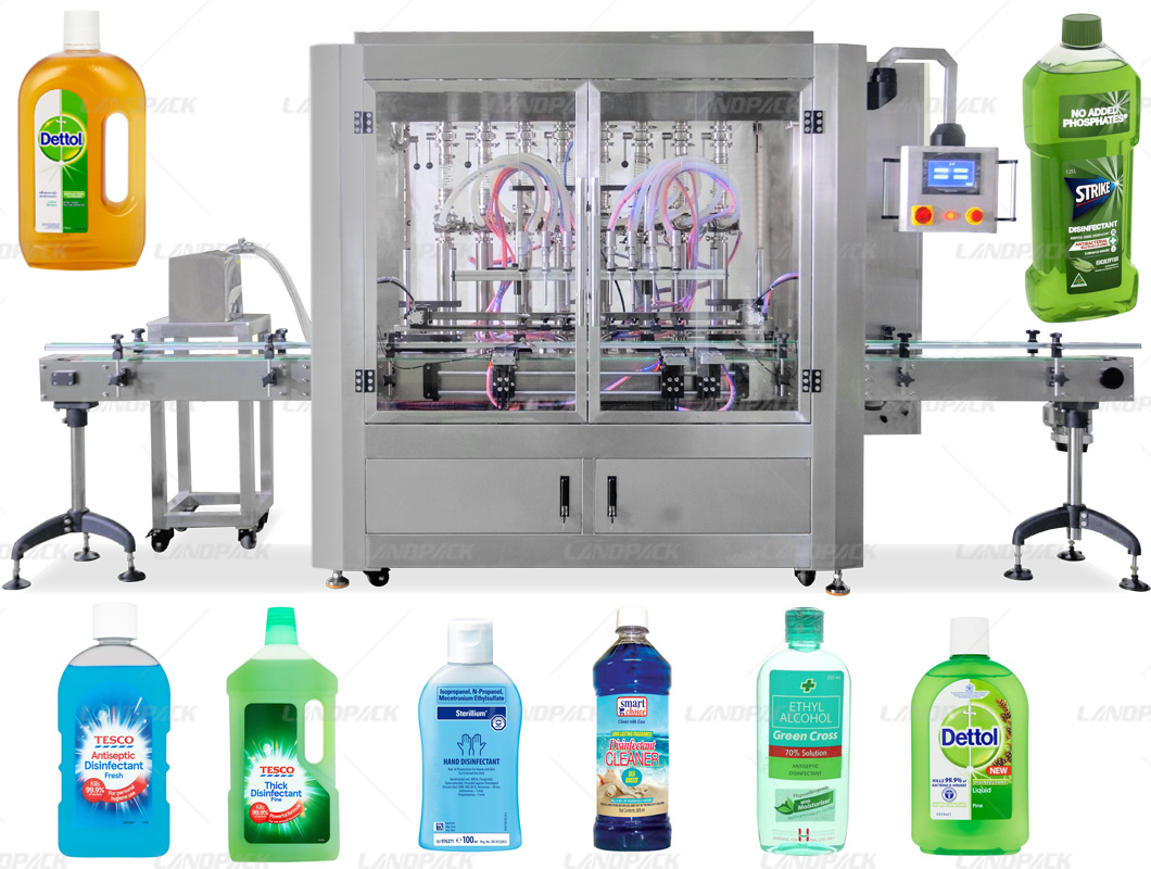 Automatic Spray Medical Disinfectant Liquid Filling and Capping Machine Machine