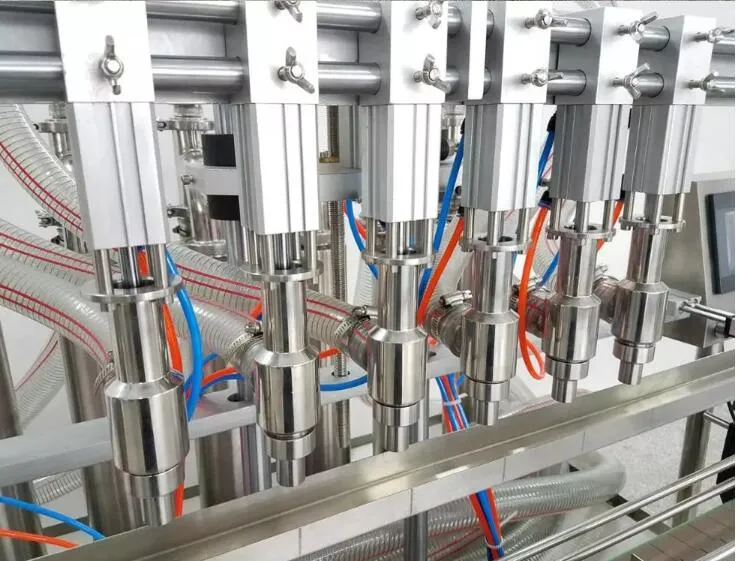 Automatic Liquid Packing Machine with 6 Nozzles