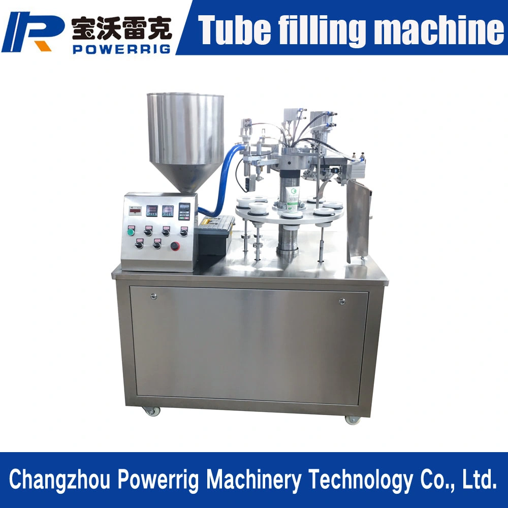 Easy and Simple Operation Semi-Auto Body Lotion Daily Skin Care Products Tube Filling Sealing Machine