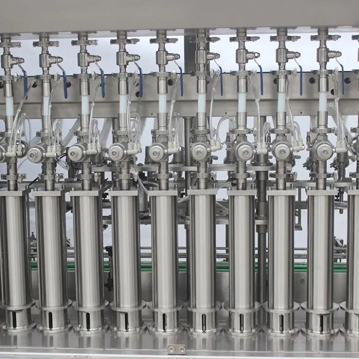 Fully Automatic Servo Piston Type Cosmetic Filling Machine Daily Chemical Filling Line