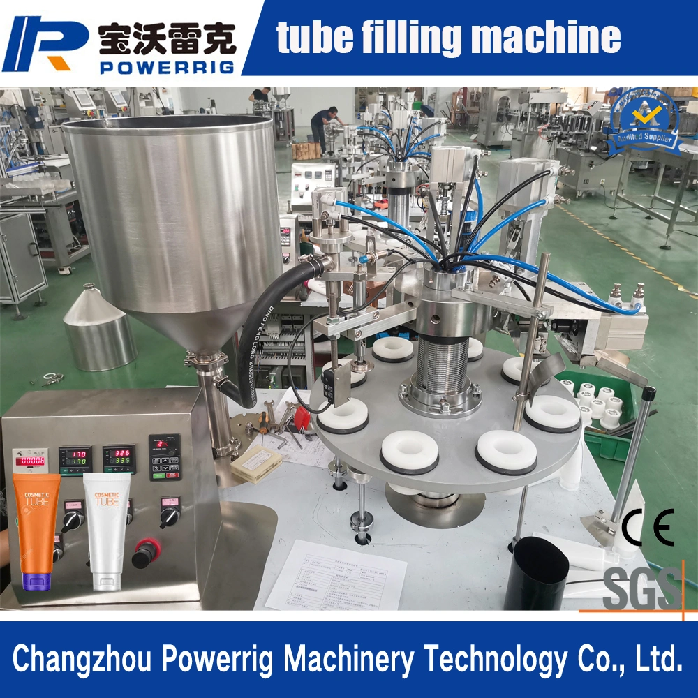 Factory Price Customized Semi Automatic Toothpaste Tube Filling Sealing Machine