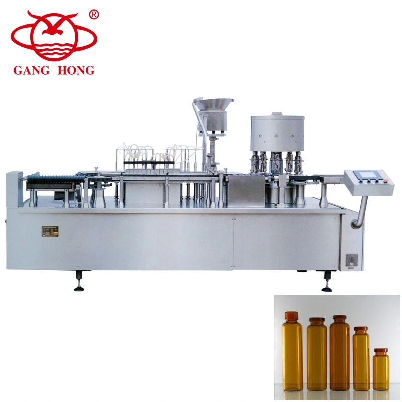 Automatic Glass Bottle Oral Liquid Filling and Sealing Machine