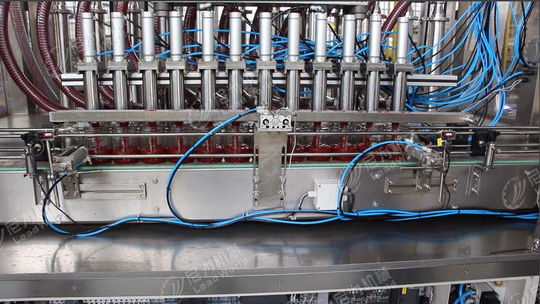 Full Automatic Bottle Volumecup Capping and Labeling Machine Condiment Filling Machine