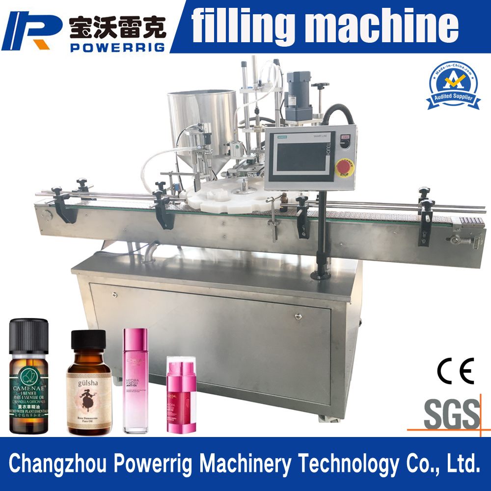 Ce Certification Small Bottle Lotion Filling Capping Machine Round Bottle Filling Capping Machine