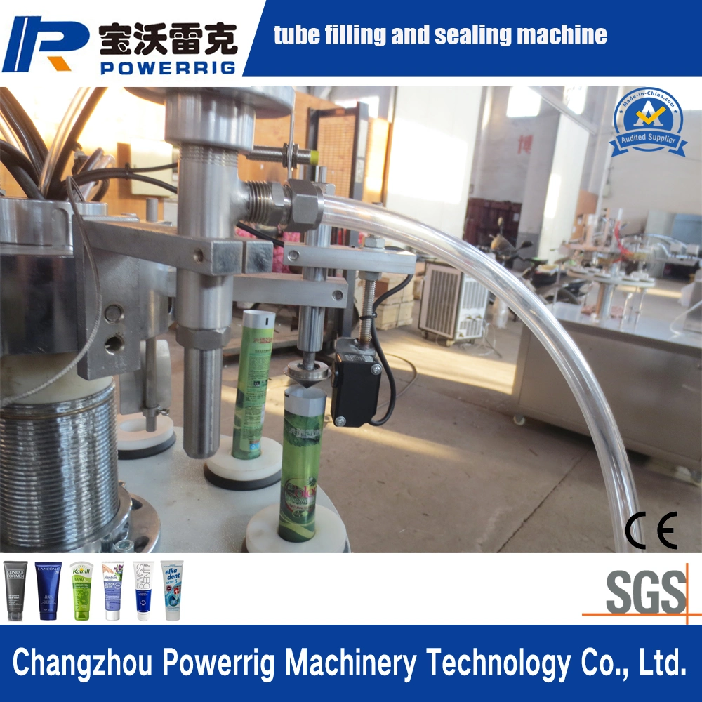 High Quality Soft Tube Toothpaste Piston Filler and Sealer Machine