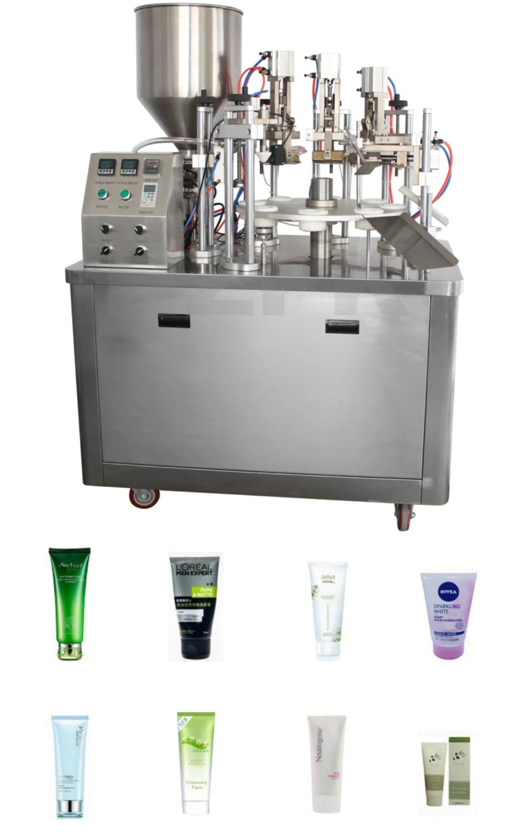 Hzpk Cosmetic Cream Tube Filling and Sealing Machine