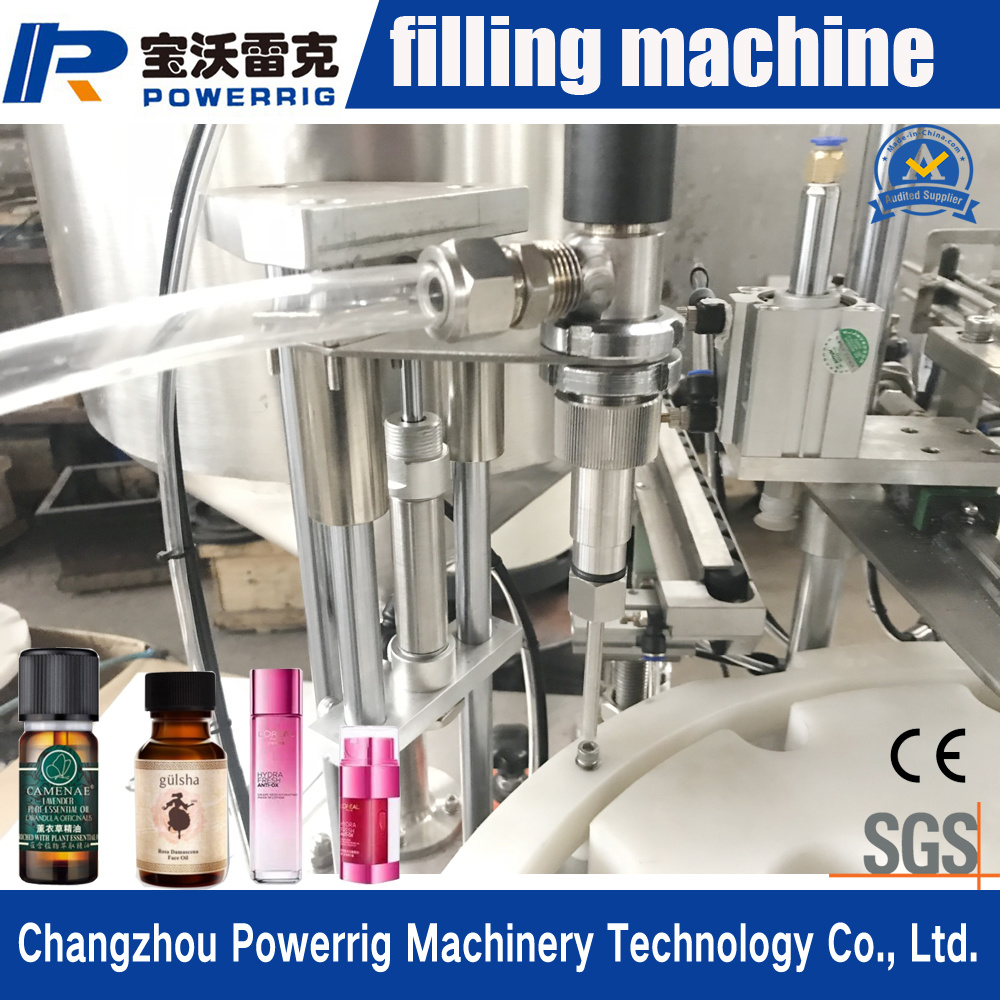 Ce Certification Small Bottle Lotion Filling Capping Machine Round Bottle Filling Capping Machine