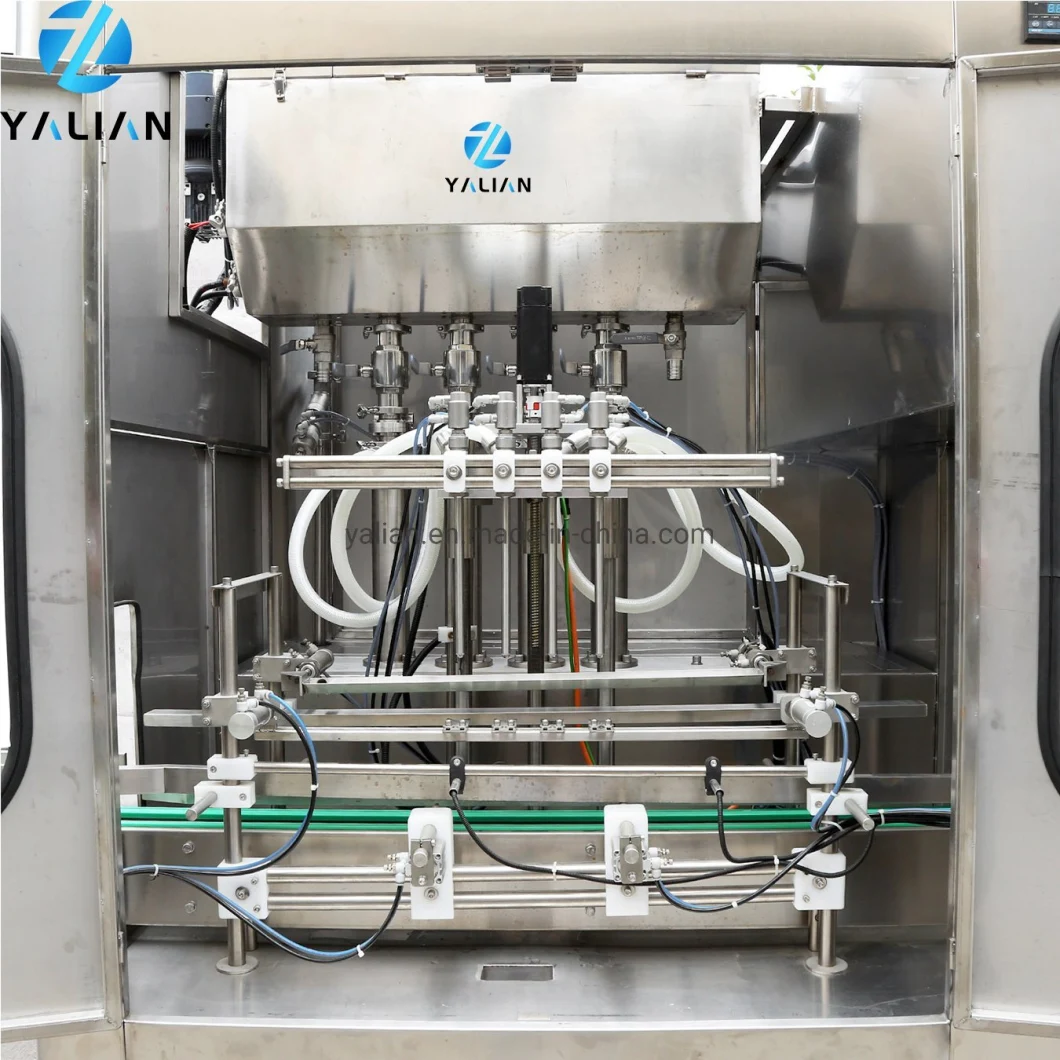Automatic Servo Motor Oil Shampoo Filling Machine Liquid Detergent Soap Filling Capping Labeling Machine Line