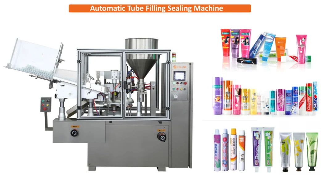 High Speed Automatic Ointment Cream Toothpaste Tube Filling Machine