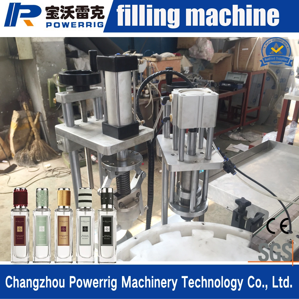 Good Manufacturer Small Liquid Vial Bottle Vacuum Filling Crimping Capping Machine Perfume Filling Machine Price