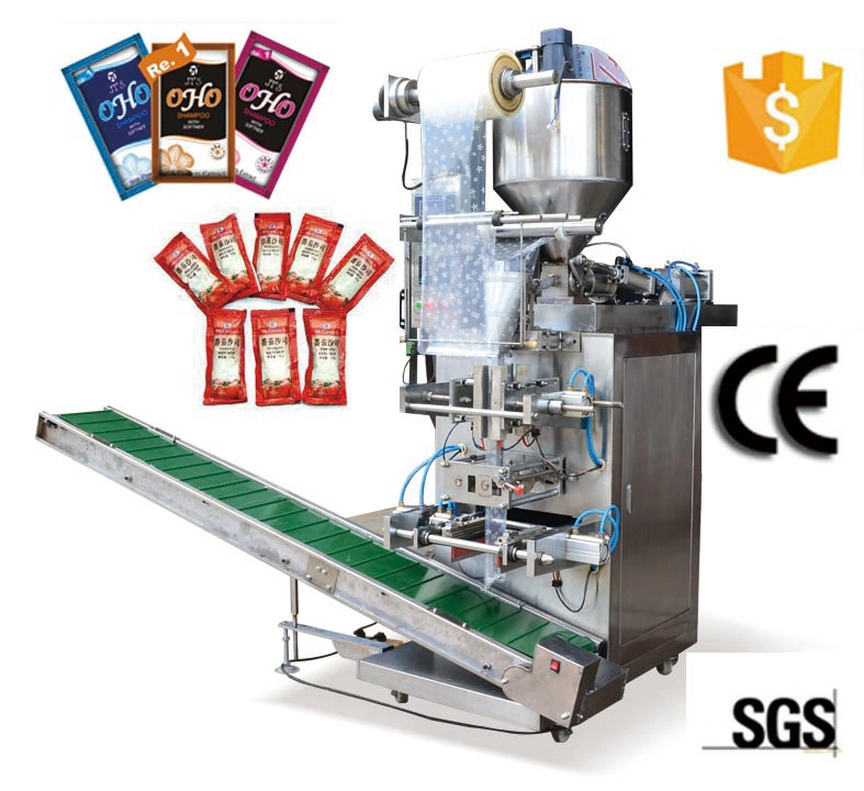 Automatic Sachet/Pouch Filling and Sealing Packing Machine Liquid/Semi-Liquid/Sauce Packing Machine