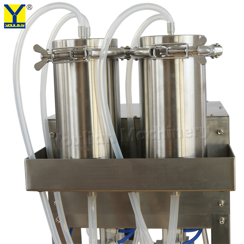 Vacuum Liquid Filler Four Heads Liquid Filling Machine Negative Pressure Perfume Filling Machine