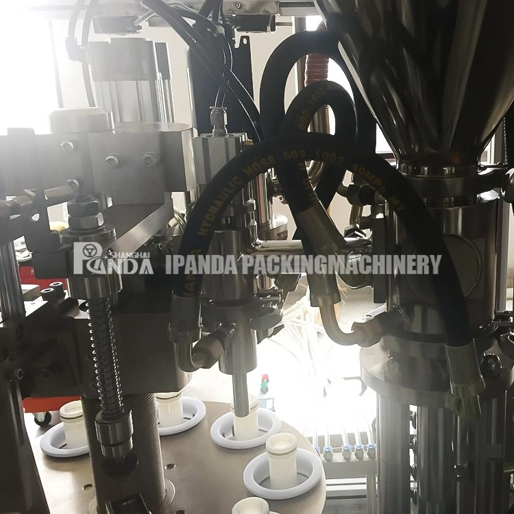 Automatic Toothpaste, Ointment, Cosmetic Cream Tube Filling Sealing Machine.