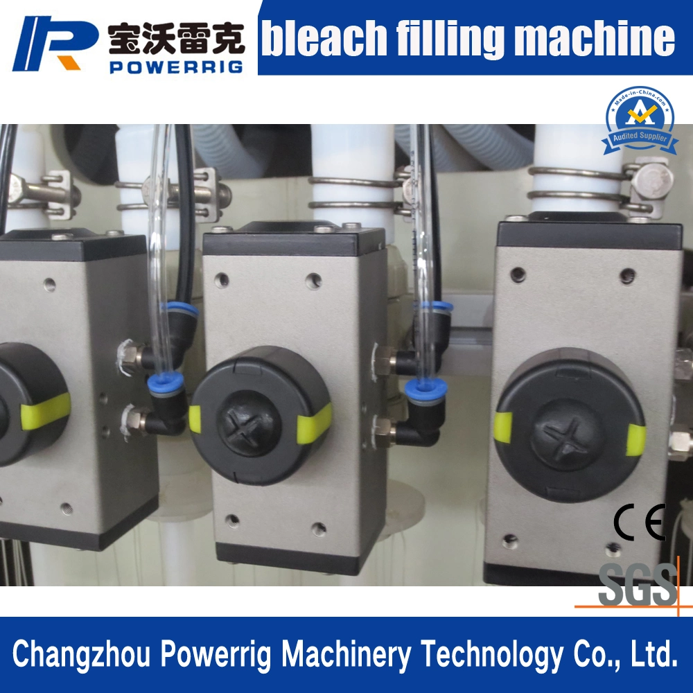 Powerrig Machinery Automatic Filling Antiseptics Toilet Cleaner Liquid Large Bottle Filling and Capping Machine