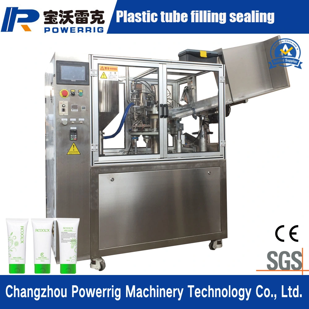 Cosmetic Toothpaste Soft Plastic Tube Filling Sealing Machine