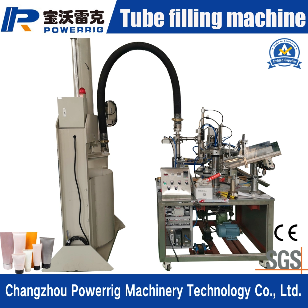 Automatic Cosmetic Cream Tube Filling and Sealing Machine