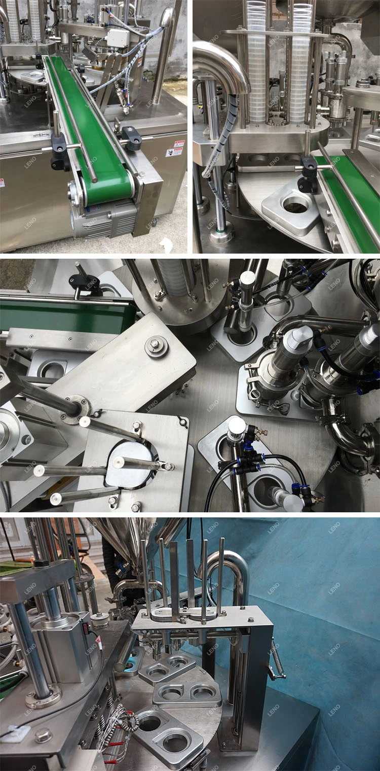 Best Price Automatic Filling Rotary Ice Cream Filling Machine