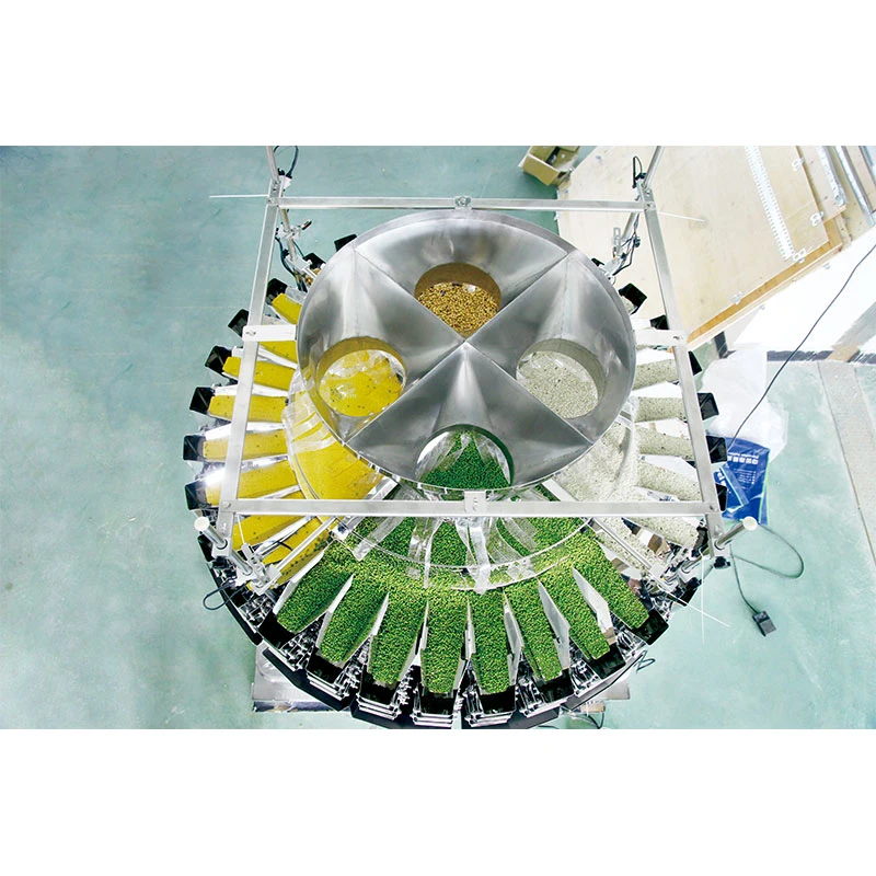 Bean Packaging Machine for Mixing 4 Product 32 Head Weigher