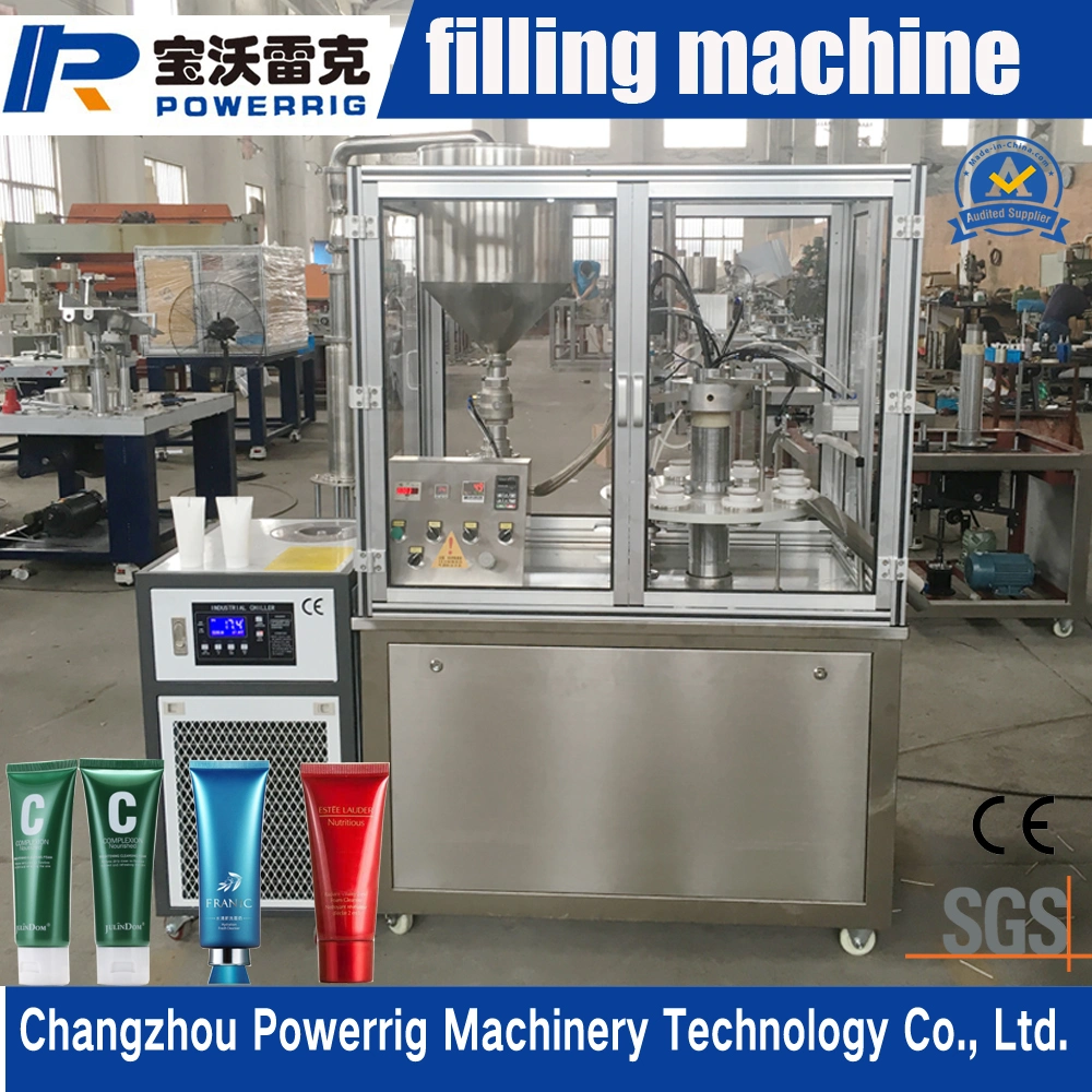 Semi Automatic Manual Plastic Tube Filling Sealing Machine for Toothpaste