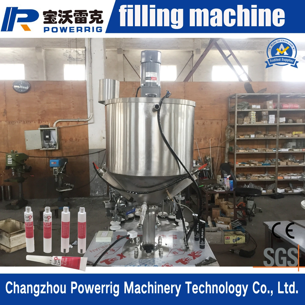 High Performance Semi Automatic Aluminum Tube Filling Sealing Machine with Speed 20-30 Tubes Per Minute