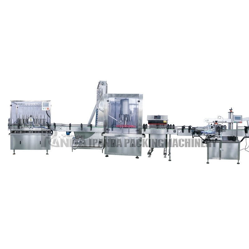Full Automatic Liquid Beverage Bottle Filling Capping Machine/Filling Line