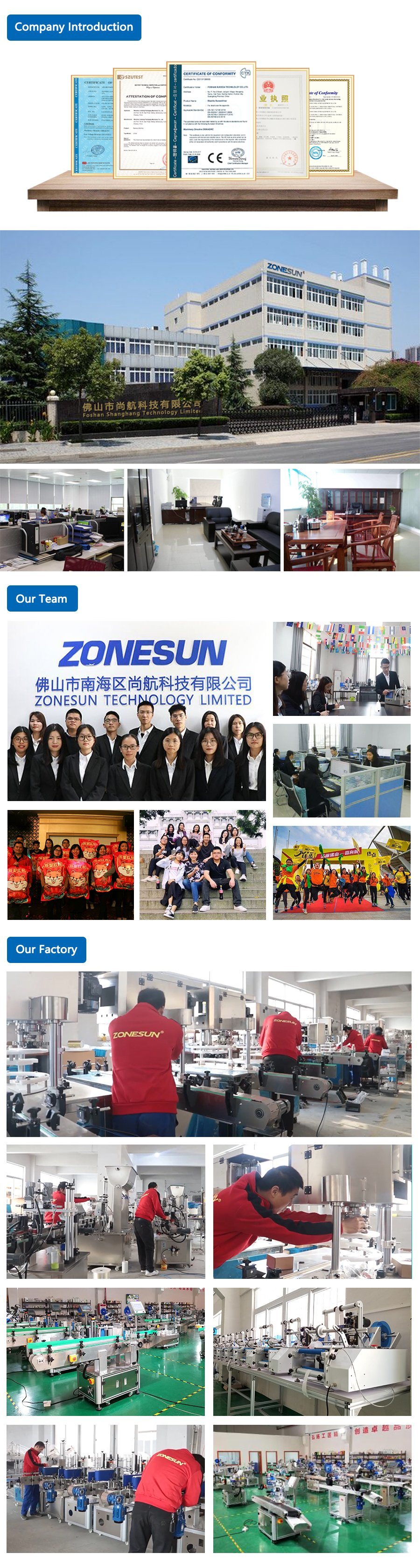 Zonesun Automatic Milk Perfume Water Plastic Bottles Filling Capping Machine Juice Production Line