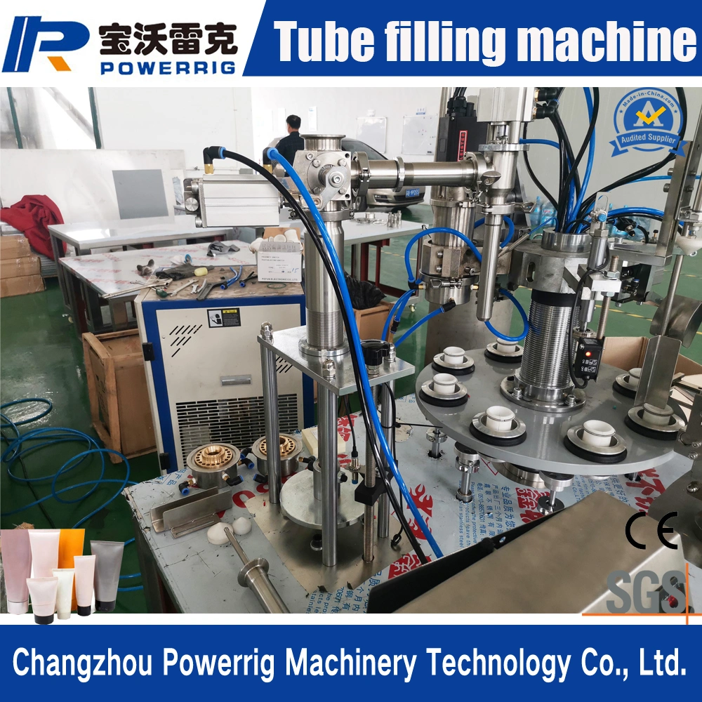 Automatic Cosmetic Cream Tube Filling and Sealing Machine