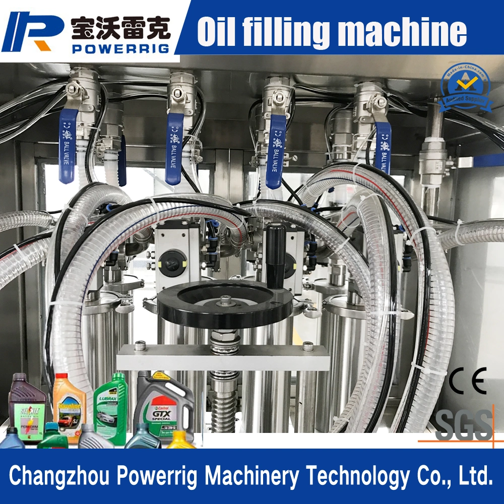 Hot Sell Touch Screen Control Automatic Piston Filling Machine for Lube Oil