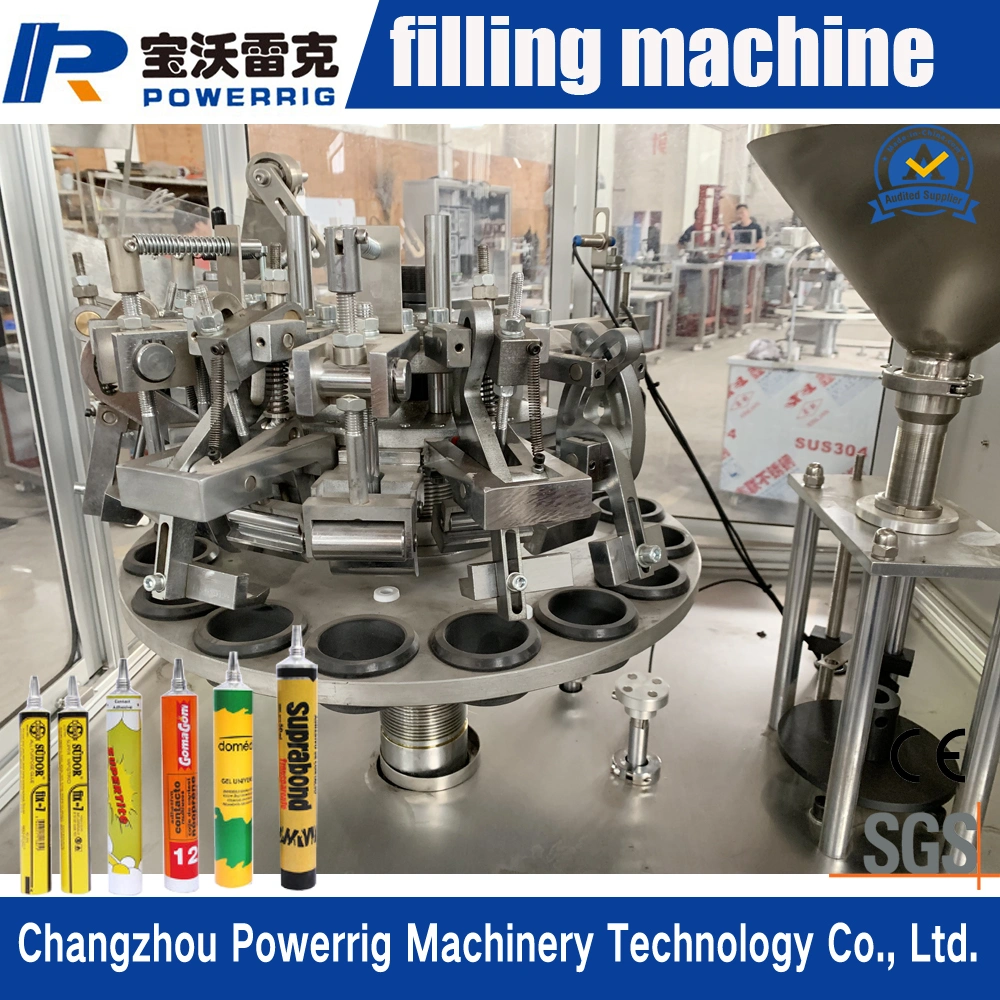 High Quality Aluminum Tube Filling Sealing Machine with Bottom Filling