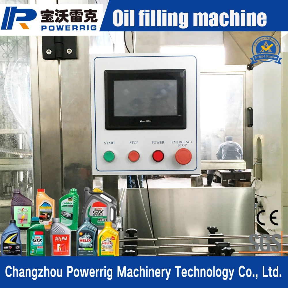 Touch Screen Control Break Oil and Engine Oil Piston Filling Machine with SGS and Ce Certification