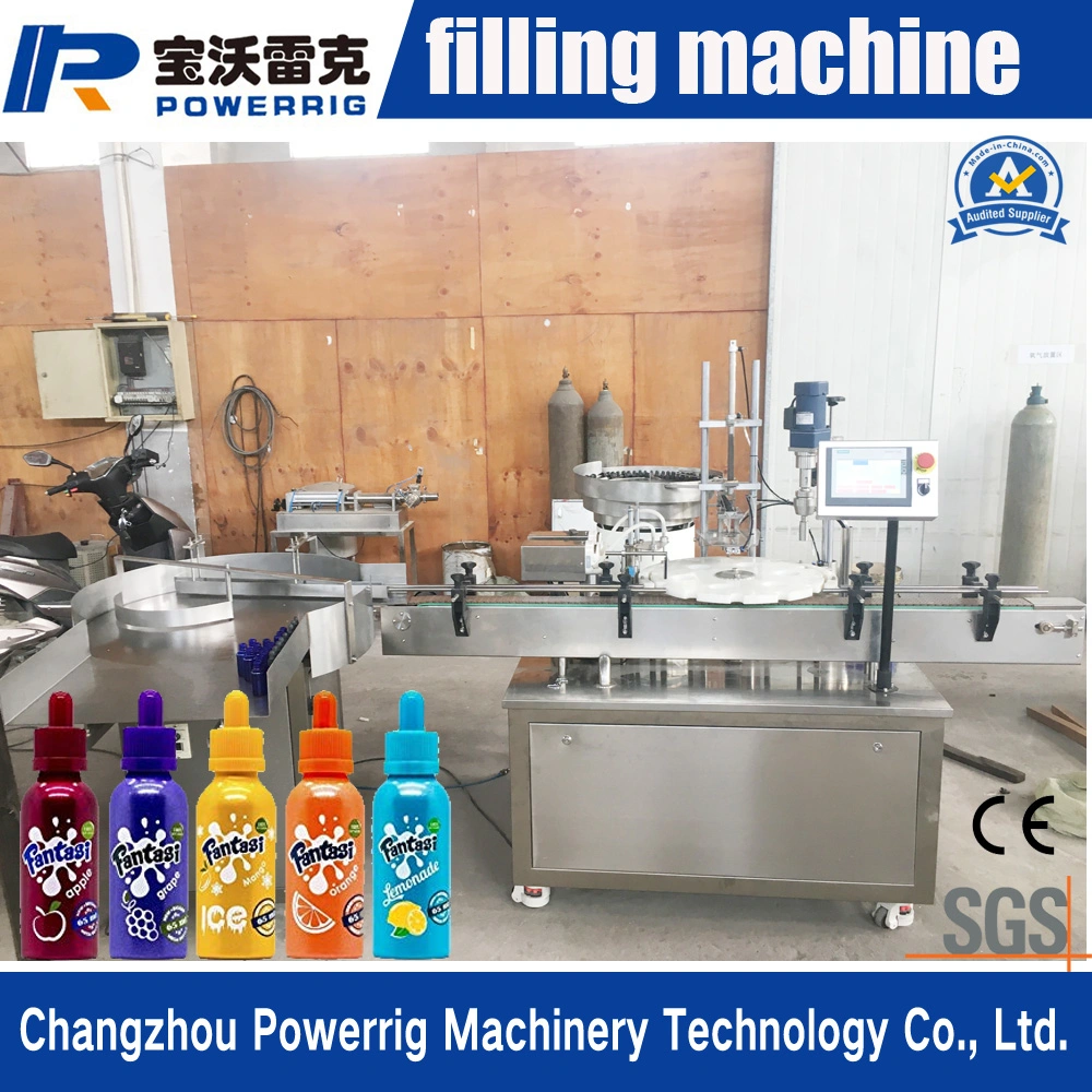 Small Oil Glass Bottle Filling and Capping Machine