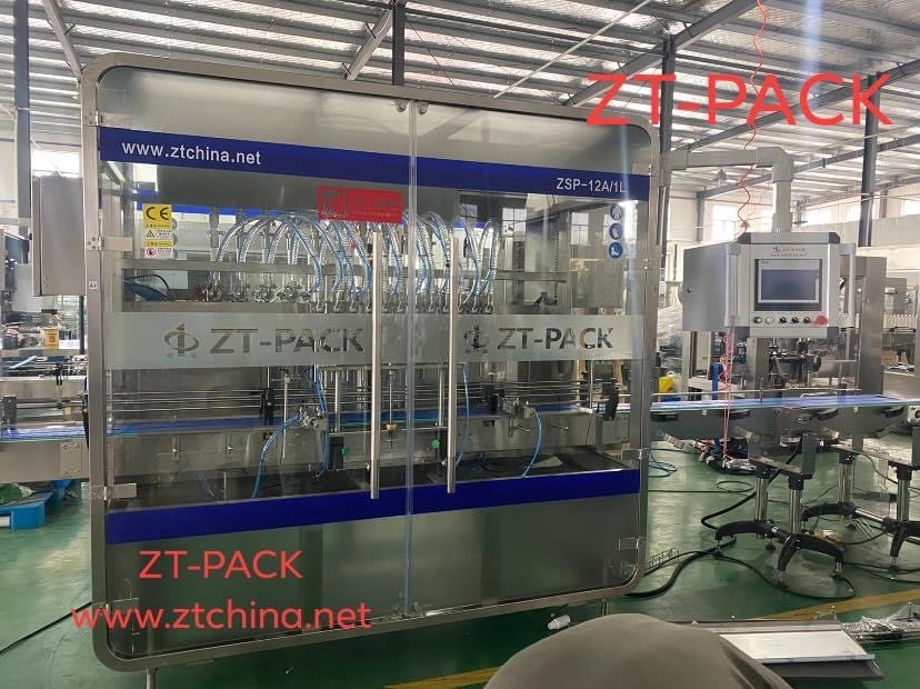 Siemens Touch Screen Control Automatic Tomato Sauce Filling Machine Jam Chocolate Bottle Liquid Filling Packing Machine