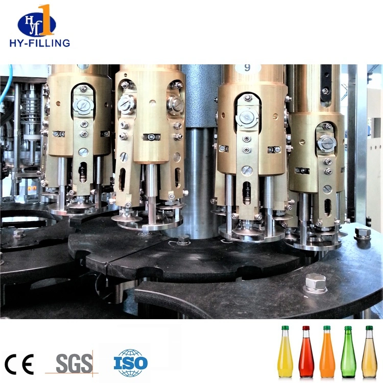 Automatic Alcohol Bottling Machine Glass Bottle Juice Filler Liquid Bottle Filling Machine