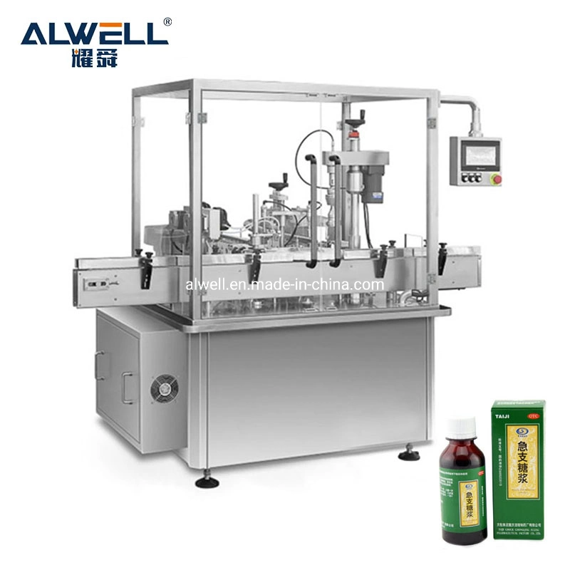 Filling Line Cleaning, Filling and Capping Machine Syrup Filling and Capping Machine