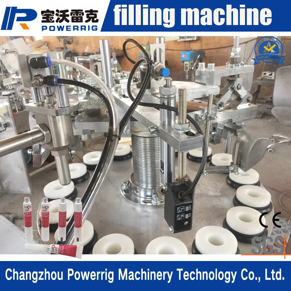 High Performance Semi Automatic Aluminum Tube Filling Sealing Machine with Speed 20-30 Tubes Per Minute