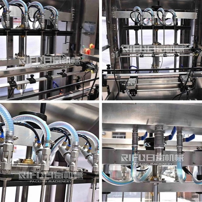 Gravity Filling Machine Alcohol Hand Sanitizer Disinfectant Filler Machinery Liquid Filling Machine High Speed
