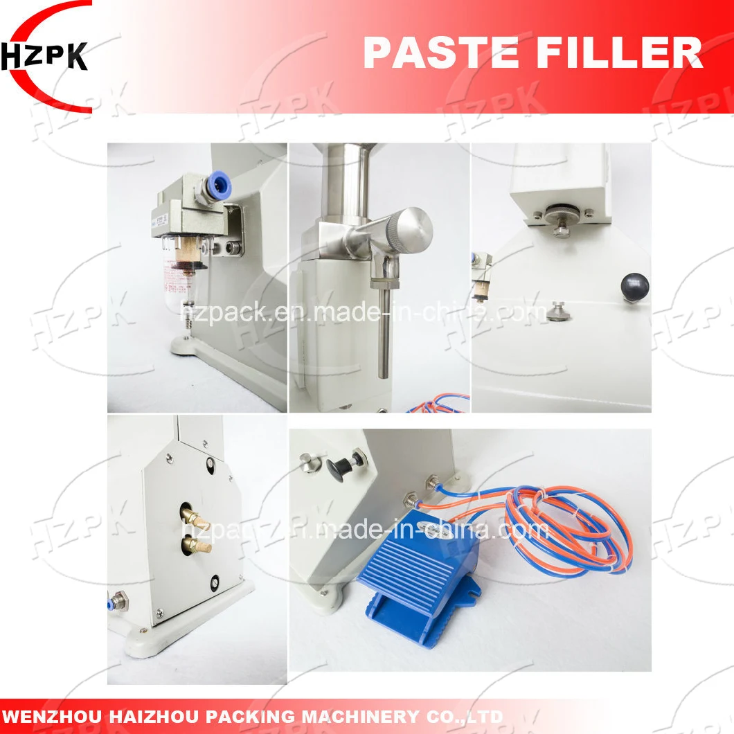 Pneumatic Water Filling Machine/Paste Filling Machine/Paste Filler From China