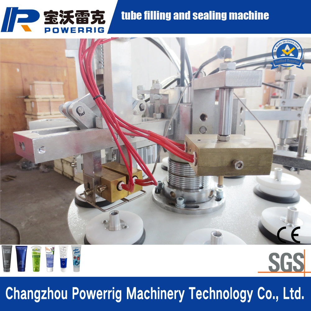 Semi Automatic Cream and Skin Care Products Tube Filling Sealing Packaging Machine