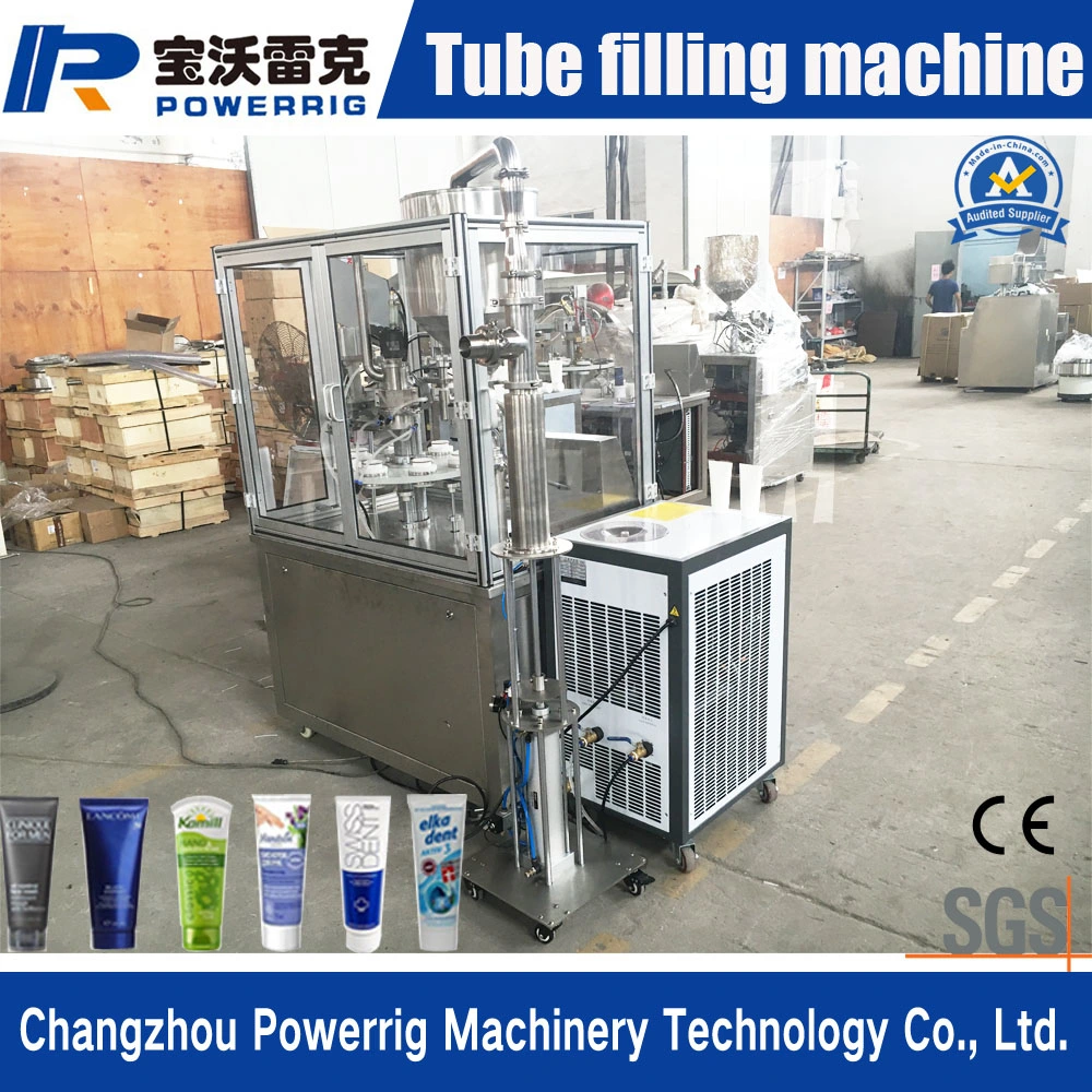 Semi Automatic Soft Tube Filling Sealing Machine for Cream Paste and Ointment