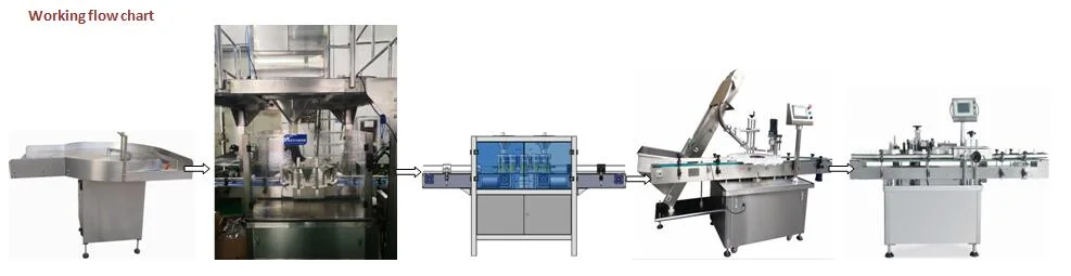 Automatic Pickles Food Glass Bottle Filling Capping Weighing Packaging Machine Packing Line