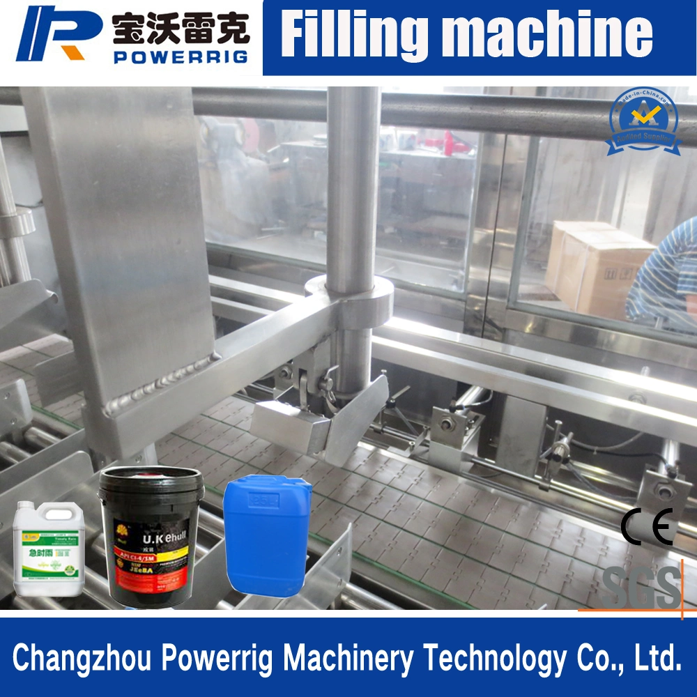 Automatic Weighing Type Bottle Pail Oil Paint Filling Capping Machine Weigh Filler