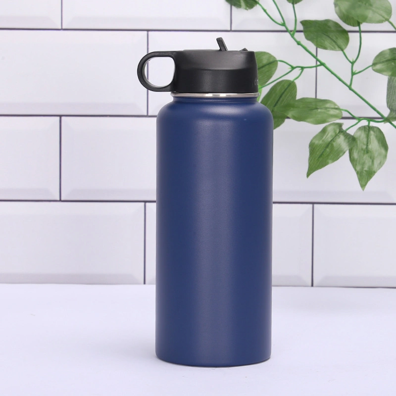 Double Walls Stainless Steel Water Hydro Flask Wide Mouth Sport Thermal Flask in 18oz / 32oz